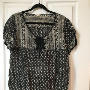 American Eagle Tie Front short sleeve top